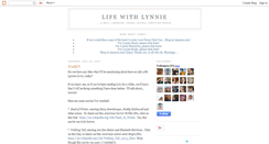 Desktop Screenshot of lifewithlynnie.com