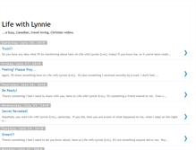 Tablet Screenshot of lifewithlynnie.com